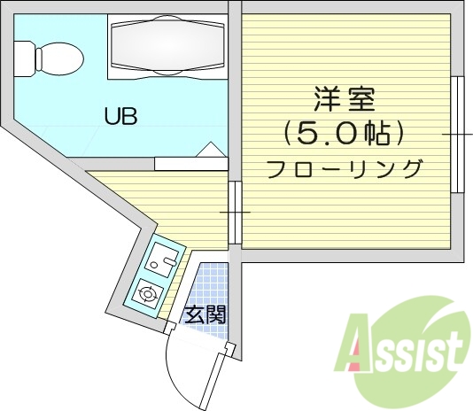1R、単身者限定、即入居可、駅徒歩圏内