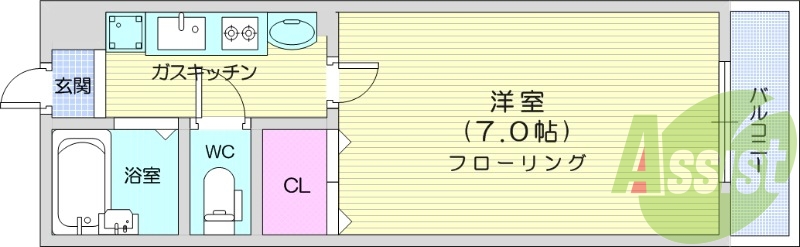 3階の間取り図
