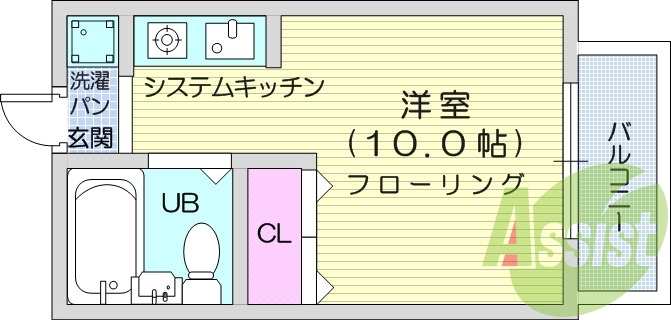 1階の間取り図