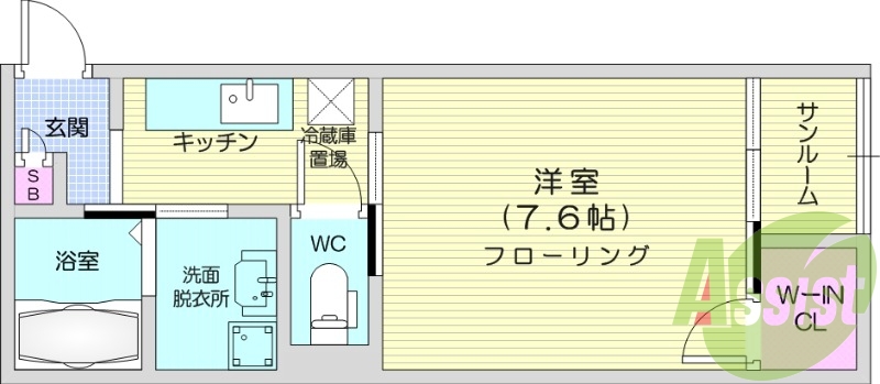 3階の間取り図