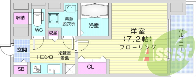 オートロック、インターネット無料、エアコン