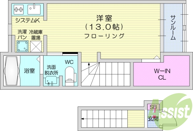 1*、モニター付きインターホン、温水洗浄便座