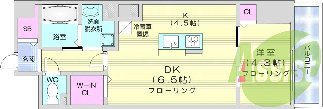 １LDK、浴室乾燥機、追い焚き、独立洗面台、温水洗浄便座