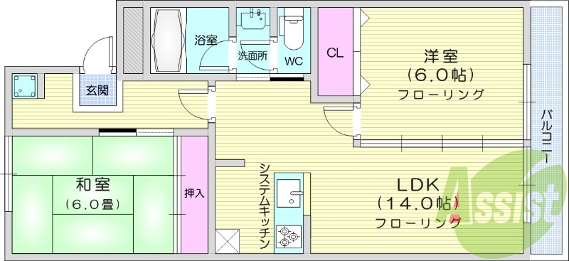 3階の間取り図