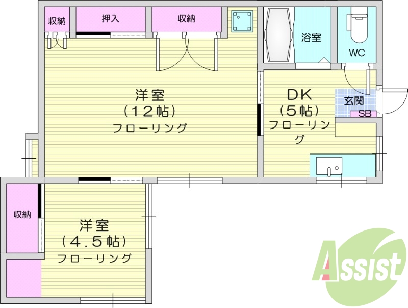 エアコン2台、駐車場２台、温水洗浄便座、ペット可