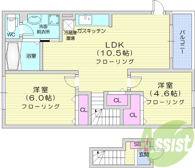 2ＬＤＫ、追い焚き機能、シャンプードレッサー、