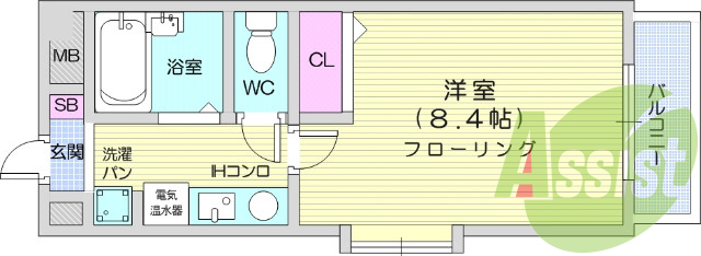 3階の間取り図