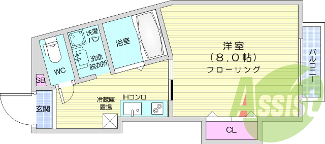 写真は別室です。1K、エアコン、バストイレ別、浴室テレビ、