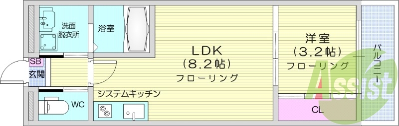 3階の間取り図