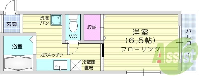 1階の間取り図
