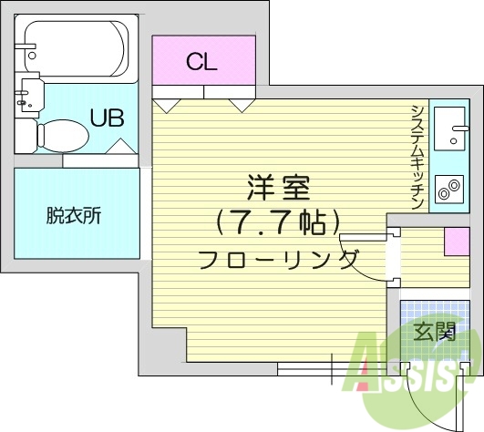 1階の間取り図