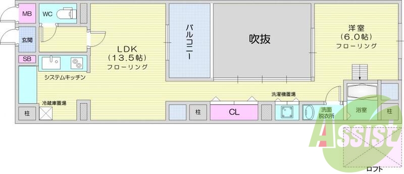 1ＬＤＫ、ＩＨ、モニタ付きインターホン、防犯カメラ、追焚機能