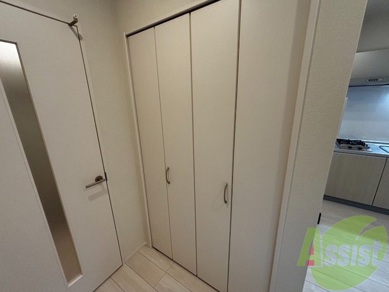 洋室にあるクローゼットです。両開きになっています。 洋室にあるクローゼットです。両開きになっています。