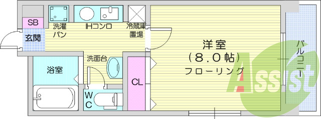 駅近、1K、IHコンロ、オートロック、宅配BOX