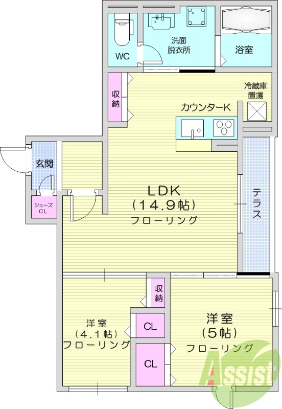 ※建築中※　インターネット無料　ペット飼育可能　都市ガス