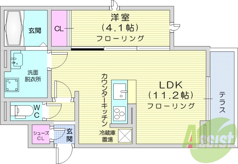 ※建築中※　インターネット無料　ペット飼育可能　都市ガス