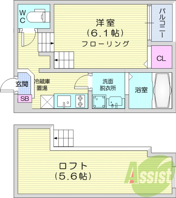 ウォシュレットトイレ、TVインターホン