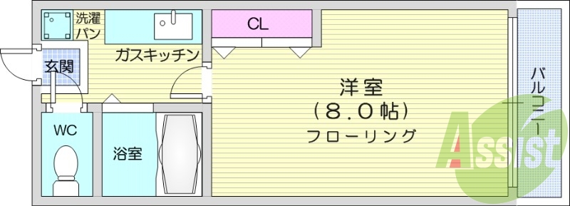 お写真は103号室のものです。参考にしてくださいませ。