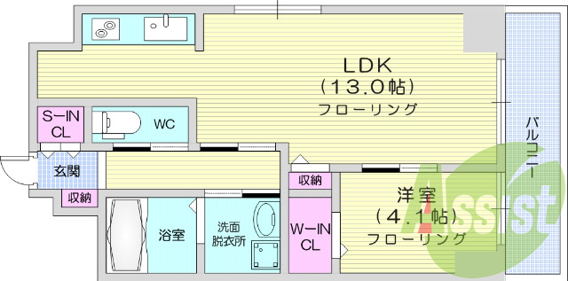 築浅、オートロック付マンション、1LDK、ペット相談可、駅近