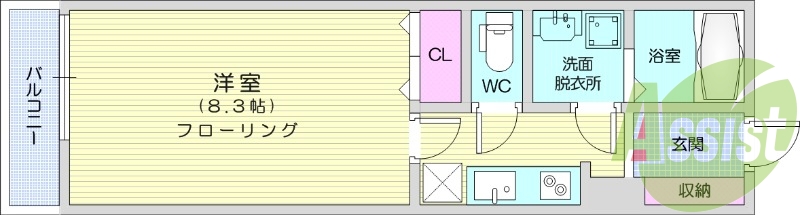 1K、ネット無料、ペット相談、IHクッキングヒーター