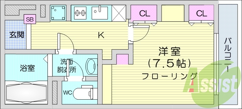 バストイレ別、浴室乾燥機、室内洗濯機置場、独立洗面台