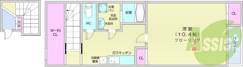 1*、インターネット無料、モニターホン、24時間換気システム