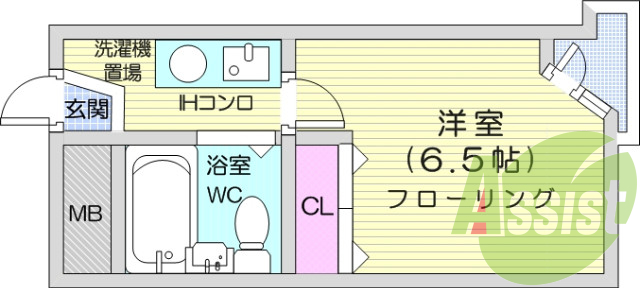 4階の間取り図