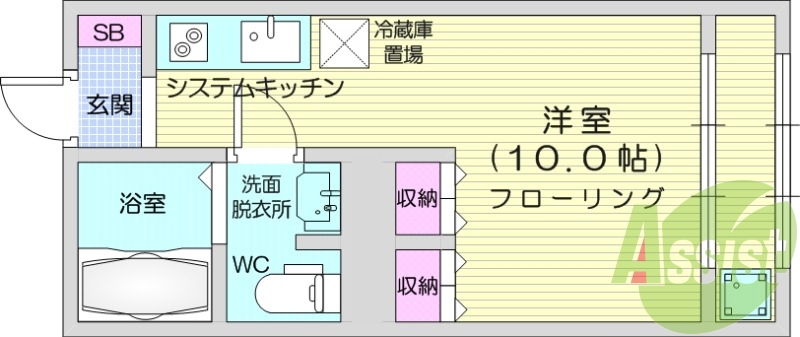 １R、オール電化、追い焚き機能付き、IHコンロ2口
