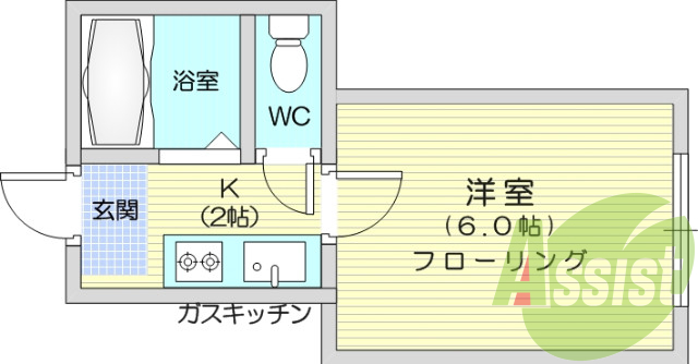 2階の間取り図