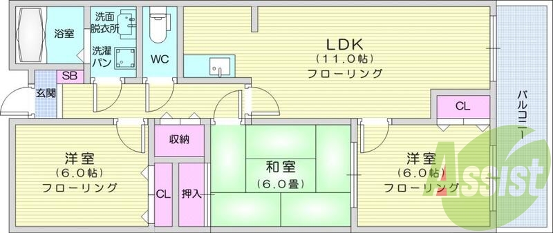 ３LDK、追焚機能、温水洗浄便座、収納スペース、エアコン