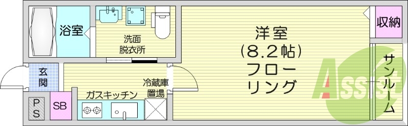 3階の間取り図