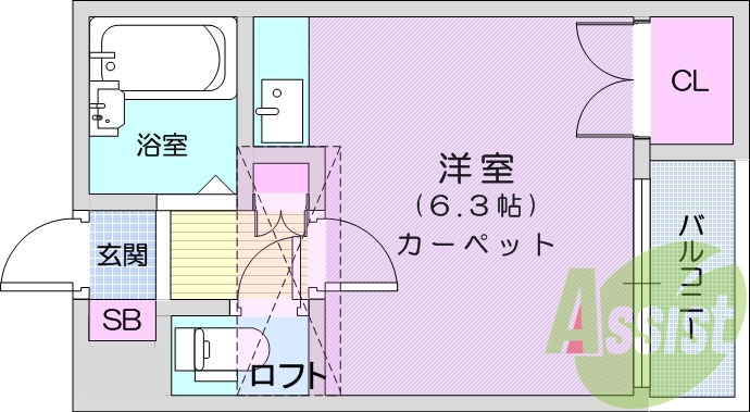 3階の間取り図