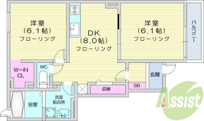 ２DK、防犯カメラ、エアコン２基、室外物置