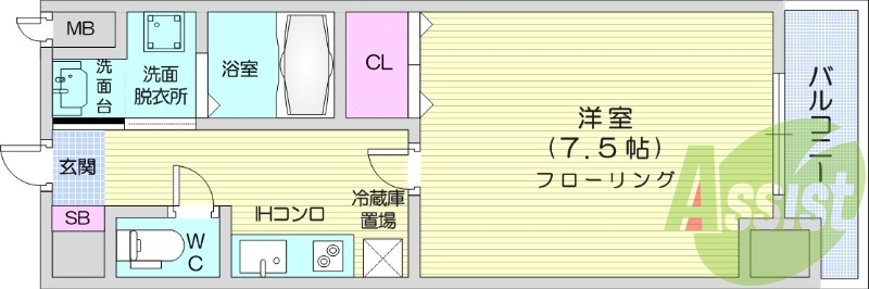 お写真は1203号室のものです。参考にしてくださいませ。