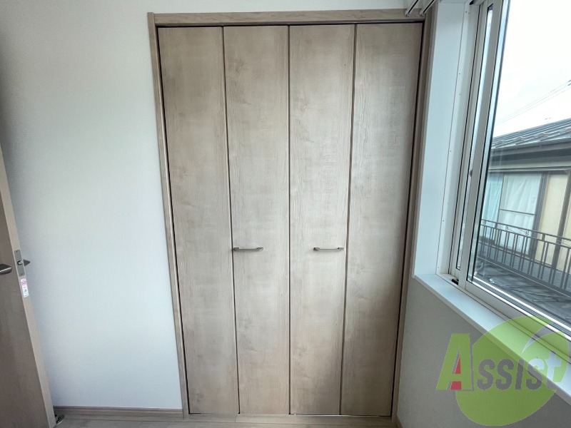 ここに収納があります。収納があると部屋が広く使えます。 ここに収納があります。収納があると部屋が広く使えます。