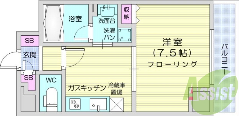 １ＤＫ、ロフト付き、追い焚き機能、シャンプードレッサー