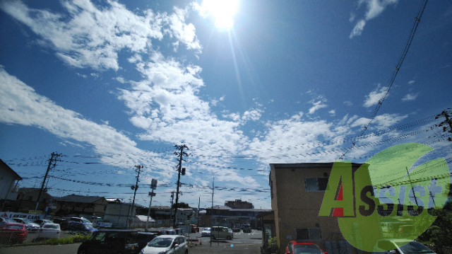 周りに大きな建物もないので、日当たり良好です。 周りに大きな建物もないので、日当たり良好です。