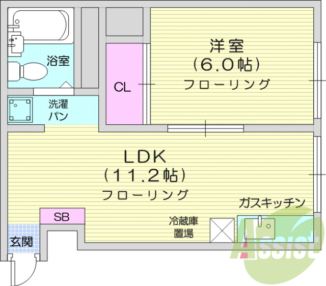 3階の間取り図