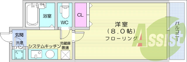 お写真は703号室のものです。参考にしてくださいませ。