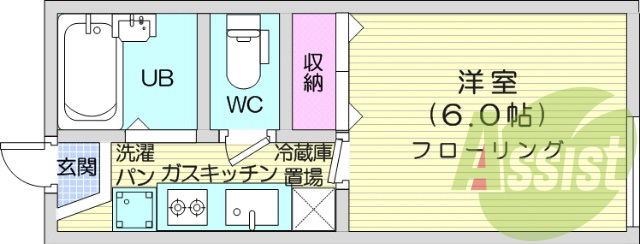 2階の間取り図