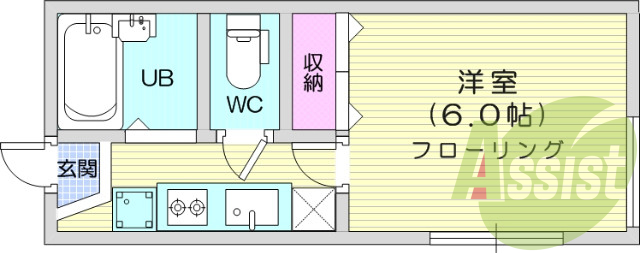 2階の間取り図