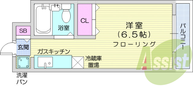 1R、エアコン、光ファイバー、オートロック