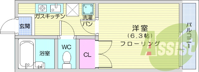 バス、トイレ別、シャンプードレッサー、モニターホン