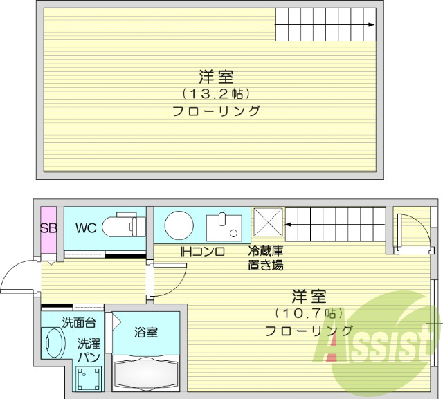 1LDK・オートロック・デジタルキー・ウォシュレット