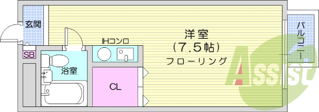 2階の間取り図