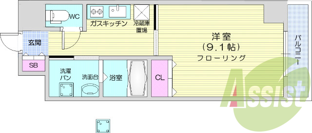 11階の間取り図