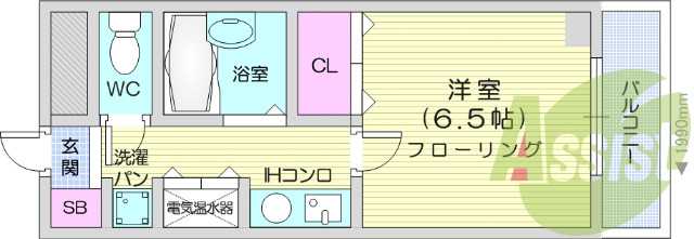 １K、BT別、オール電化、エアコン、BSアンテナ