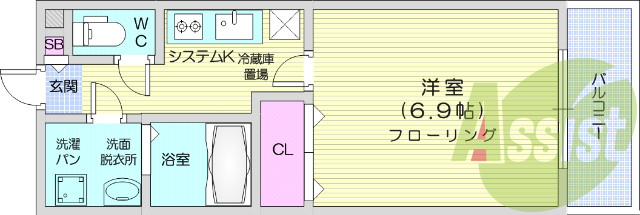 お写真は202号室のものです。参考にしてくださいませ。