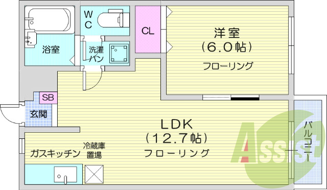 追い焚き、TVインターホン、エアコン、南向き