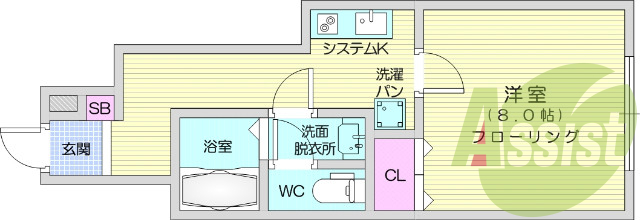 1K、追焚機能、フローリング、IHコンロ、モニターホン